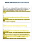NR599 NR 599 Final Actual Questions and Correct Answers