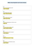 Nr601 Actual Questions and Correct Answers