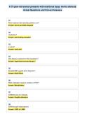 Nr601 Actual Questions and Correct Answers