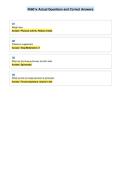 Nr601 Actual Questions and Correct Answers