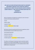 WGU D487 Secure Software Design&comma; Western Governors University&comma; 2025&ndash;2026&comma; practice questions with answers