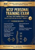 NCSF Certified Personal Trainer Exam Script &ndash; Complete Questions & Solutions &lpar;2026&sol;2027&rpar;
