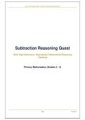 Subtraction Reasoning Quest&colon; Multi- Digit Subtraction&comma; Regrouping & Mathematical Reasoning Challenge &vert; Math Puzzle Game &vert; Math Practice