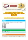 DCF Child Abuse and Neglect &lpar;CAAN&rpar; Module 1 Exam 132&plus; Practice Questions with Verified Answers & Rationales &vert; 2026&sol;2027 Edition &vert; Exam Overview &vert; 100&percnt; Guarantee Pass INSTANT PDF DOWNLOAD
