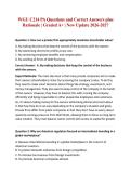 WGU C214 PA Questions and Correct Answers plus Rationale &vert; Graded A&plus; &vert; New Update 2026-2027