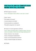WGU D545 PA AND OA COMPLETE EXAM&NewLine;REVIEW WITH FULL SOLUTIONS&NewLine;