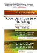 Test Bank For Contemporary Nursing&colon; Issues&comma; Trends & Management 8th Edition By Barbara Cherry & Susan R&period; Jacob &vert; ISBN 9780323554206