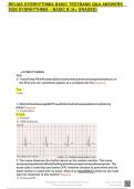 RELIAS DYSRHYTHMIA BASIC TESTBANK Q&A ANSWERS 2026 DYSRHYTHMIA &ndash; BASIC B &lpar;A&plus; GRADED&rpar; 