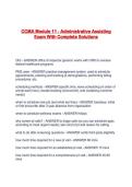 CCMA Module 11 - Administrative Assisting Exam With Complete Solutions