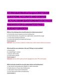 ATI RN Adult Medical Surgical 2027 Exam Questions And Answers With Rationales &vert; Actual Exam Study Guide
