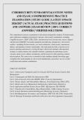 CYBERSECURITY FUNDAMENTALS STUDY NOTES AND EXAM &vert; COMPREHENSIVE PRACTICE EXAMINATION &vert; STUDY GUIDE &vert; LATEST UPDATE 2026&sol;2027 &vert; ACTUAL EXAM &vert; PRACTICE QUESTIONS AND ANSWERS &vert; EXAM REVIEW &vert; 100&percnt; CORRECT ANSWERS &vert; VERIFIED SOLUTIONS