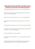 IAHSS Advanced Pretest 2026&ndash;2027 &ndash; 4th Edition Practice Questions&comma; Correct Answers & Complete Study Guide