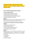 WA HOSA State Officer Application & Interview Prep &NewLine;2026&sol;2027 &vert; SLC Officer Candidate Questions&comma; Answers & &NewLine;Preparation Guide 