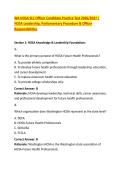 WA HOSA SLC Officer Candidate Practice Test 2026&sol;2027 &vert; &NewLine;HOSA Leadership&comma; Parliamentary Procedure & Officer &NewLine;Responsibilities 