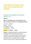 MCAT EXAM STUDY GUIDE&colon; HIGH&NewLine;YIELD ACTUAL QUESTIONS AND &NewLine;ANSWERS 