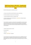 PMHNP Board Review 1 2026&ndash;2027 &ndash; Complete Exam Review&comma; Practice Questions&comma; Correct Answers & Study Guide