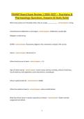 PMHNP Board Exam Review 1 2026&ndash;2027 &ndash; Psychiatry & Pharmacology Questions&comma; Answers & Study Guide