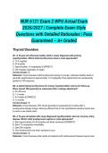 NUR 6121 Exam 2 WPU Actual Exam 2026&sol;2027 &vert; Complete Exam-Style Questions with Detailed Rationales &vert; Pass Guaranteed &ndash; A&plus; Graded