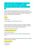 AMLS Post-Test 71 Questions and Answers &vert; Comprehensive Study Guide
