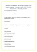 WGU D103 INTERMEDIATE ACCOUNTING  MASTER STUDY BUNDLE 2026-2027  COMPLETE EXAM PREP&comma; FORMULAS&comma; CALCULATIONS & PRACTICE QUESTIONS