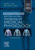 Pocket Companion to Guyton and Hall Textbook of Medical Physiology&NewLine;by John E&period; Hall&comma; Michael E&period; Hall 2027 PDF