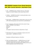 SIDA BADGE Complete Exam Study Questions &NewLine;with 100&percnt; Correct Answers &vert; Guarantee Pass&excl; 