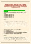 OHIO PHYSICAL THERAPY JURISPRUDENCE EXAM 2026 NEWEST &NewLine;PRACTICE EXAM COMPLETE QUESTIONS AND CORRECT ANSWERS &NewLine;WITH DETAILED RATIONALES &vert;LATEST UPDATE&vert; ALREADY GRADED &NewLine;A&plus;&vert;&vert;BRAND NEW VERSION&excl;&excl;