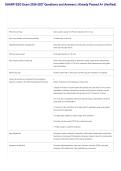 SHARP ESO Exam &vert; Emergency Response Questions&comma; CPR & Critical Care Review 2026-2027