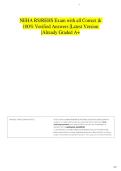 NEHA RS&sol;REHS Exam with all Correct & 100&percnt; Verified Answers &vert;Latest Version &vert;Already Graded A&plus;