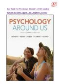 Test Bank For Psychology Around Us 4th Canadian  Edition By Nancy Ogden &lpar;All Chapters Covered&rpar;&vert;Ace your exam on your first attempt&excl;&excl;&excl;