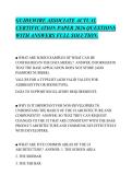 GUIDEWIRE ASSOCIATE ACTUAL&NewLine;CERTIFICATION PAPER 2026 QUESTIONS&NewLine;WITH ANSWERS FULL SOLUTION