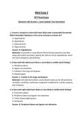 Med-Surg 2 ATI Final Exam Questions with Answers &vert; Latest Update&vert; Pass Guaranteed&NewLine;