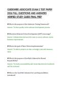GUIDEWIRE ASSOCIATE EXAM 2 TEST PAPER&NewLine;2026 FULL QUESTIONS AND ANSWERS&NewLine;VERIFIED STUDY GUIDE FINAL PREP&NewLine;