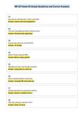 NR 327 Exam &num;2 Actual Questions and Correct Answers