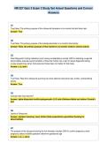 NR 327 Quiz 3 Exam 2 Study Set Actual Questions and Correct&NewLine;Answers