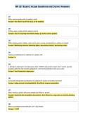 NR 327 Exam 2 Actual Questions and Correct Answers