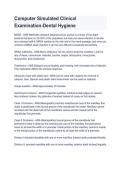 Computer Simulated Clinical Examination &ndash; Dental Hygiene &lpar;CSCE&rpar; Study Guide&comma; Practice Questions & Board Exam Review