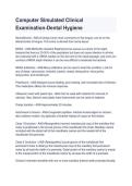 Computer Simulated Clinical Examination &ndash; Dental Hygiene &lpar;CSCE&rpar; Study Guide&comma; Practice Questions & Board Exam Review