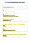 NR 327 exam 2 Actual Questions and Correct Answers