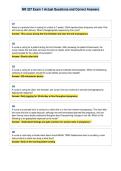 NR 327 Exam 1 Actual Questions and Correct Answers