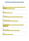 NR 327 Exam 1 Actual Questions and Correct Answers
