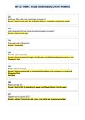 NR 327 Week 2 Actual Questions and Correct Answers