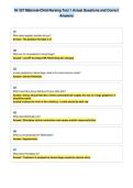 Nr 327 Maternal-Child Nursing Test 1 Actual Questions and Correct&NewLine;Answers