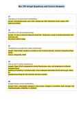 Nur 370 Actual Questions and Correct Answers