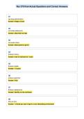 Nur 370 final Actual Questions and Correct Answers