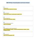 NUR 370 Neuro Actual Questions and Correct Answers