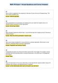 NUR 370 Exam 1 Actual Questions and Correct Answers