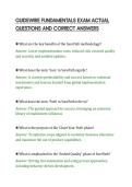 GUIDEWIRE FUNDAMENTALS EXAM ACTUAL&NewLine;QUESTIONS AND CORRECT ANSWERS&NewLine;