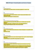 NURS 370 Exam 4 Actual Questions and Correct Answers