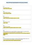 Nurs 370 final Actual Questions and Correct Answers